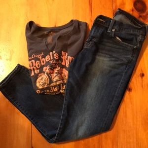 Lucky Brand Sienna slim boyfriend Jean